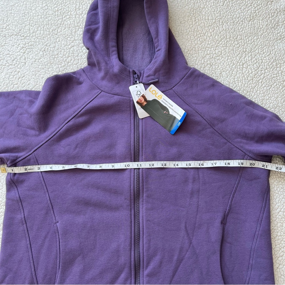 New Lolë Full Zip Purple Hoodie - Picture 5 of 9